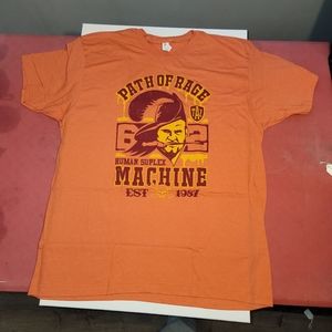 Path of Rage T shirt TAZ, Human Suplex Machine, Orange
